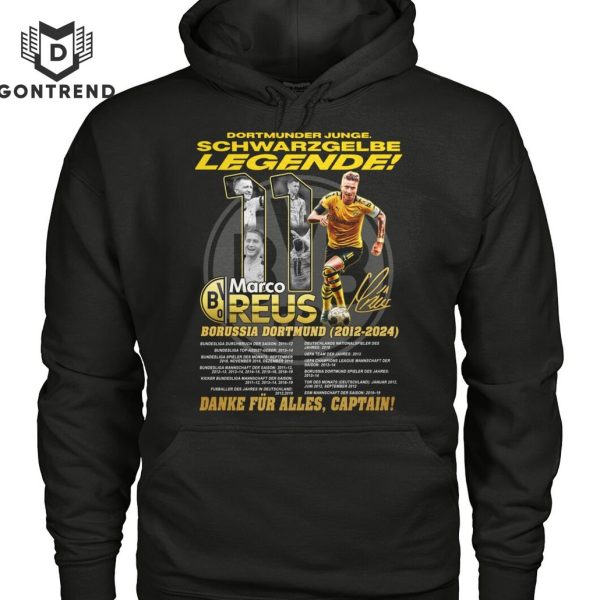 Dortmunder Junge Schwarzgelbe Legende Marco Reus 2012-2024 Signature Unisex T-Shirt