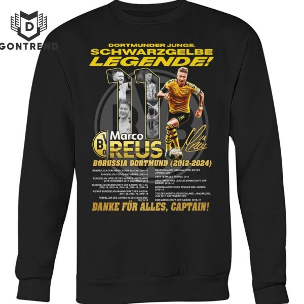 Dortmunder Junge Schwarzgelbe Legende Marco Reus 2012-2024 Signature Unisex T-Shirt