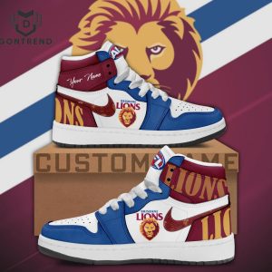 Personalized Brisbane Lions – AFL Air Jordan 1 High Top