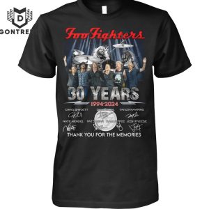 Foo Fighters 30 Years 1994-2024 Signature Thank You For The Memories Unisex T-Shirt