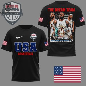 USA Basketball The Dream Team Signature 3D T-Shirt