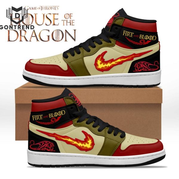 Game Of Thrones House Of The Dragon Fire And Blood Air Jordan 1 High Top