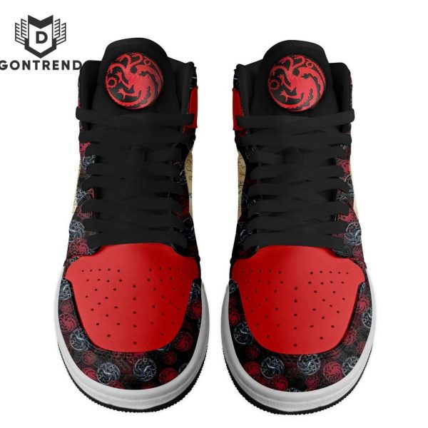 Game Of Thrones House Targaryen Air Jordan 1 High Top