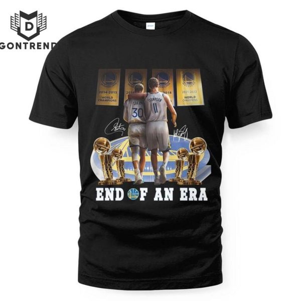 Golden State Splash Brothers End Of An Era Signature Unisex T-Shirt