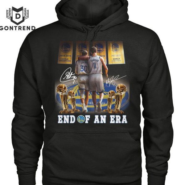 Golden State Warriors Stephen Curry x Klay Thompson End Of An Era Signature Unisex T-Shirt