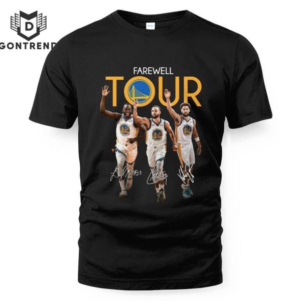 Golden State Warriors Thompson Curry Green Farewell Tour Unisex T-Shirt