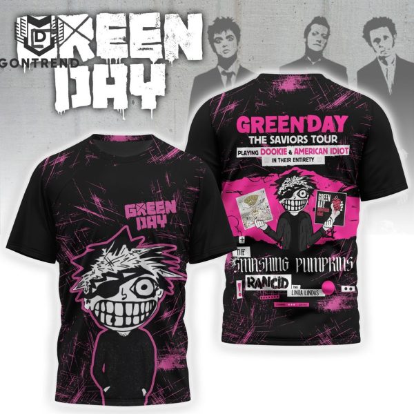 Green Day The Saviors Tour 3D T-Shirt