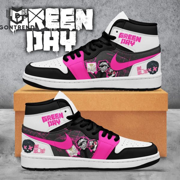 Green Day Uno Dos tre Air Jordan 1 High Top