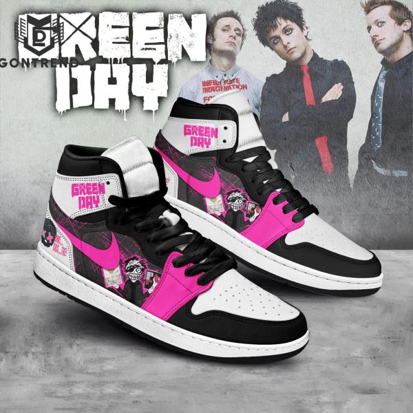 Green Day Uno Dos tre Air Jordan 1 High Top