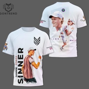 Jannik Sinner Forza Design 3D T-Shirt