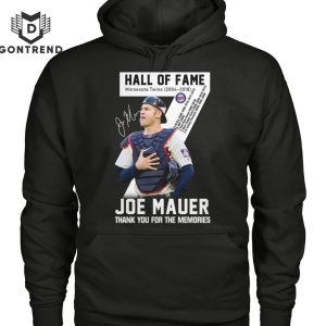 Hall Of Fame Joe Mauer Minnesota Twins 2004-2018 Signature Thank You For The Memories Unisex T-Shirt