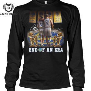 Golden State Warriors Stephen Curry x Klay Thompson End Of An Era Signature Unisex T-Shirt