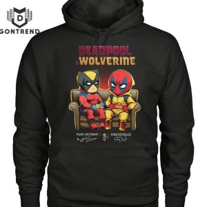 Ryan Reynolds –  Hugh Jackman Deadpool And Wolverine Signature Unisex T-Shirt