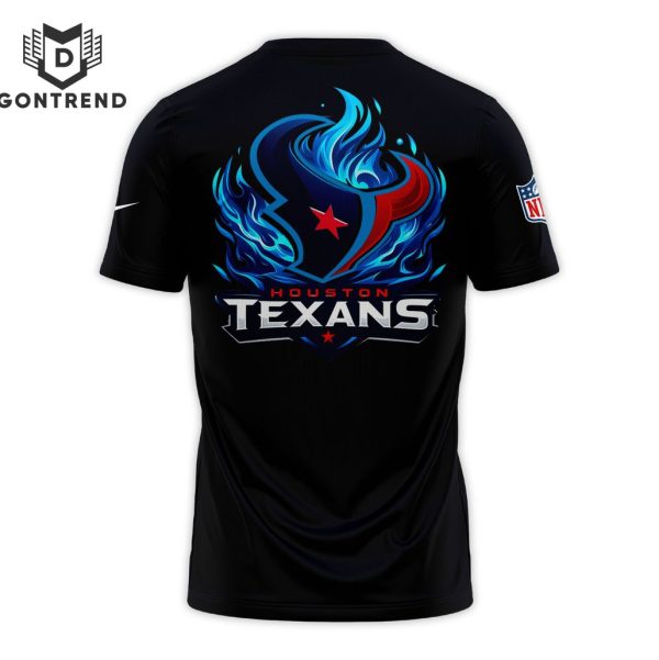 Houston Texans 2024 Logo Design 3D T-Shirt