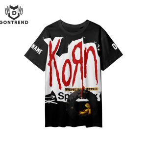 Personalized Korn North America Tour 2024 3D T-Shirt