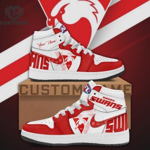 Personalized Sydney Swans –  AFL Air Jordan 1 High Top