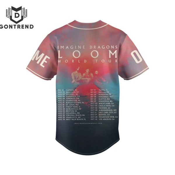 Imagine Dragons – Loom World Tour Baseball Jersey