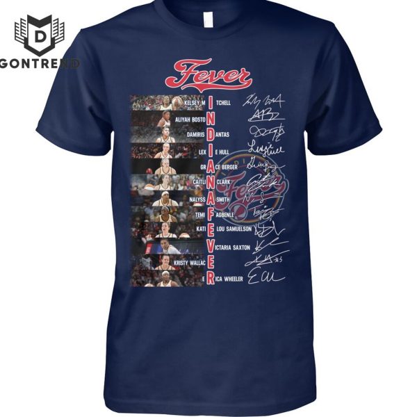 Indiana Fever Basketball Signature Unisex T-Shirt