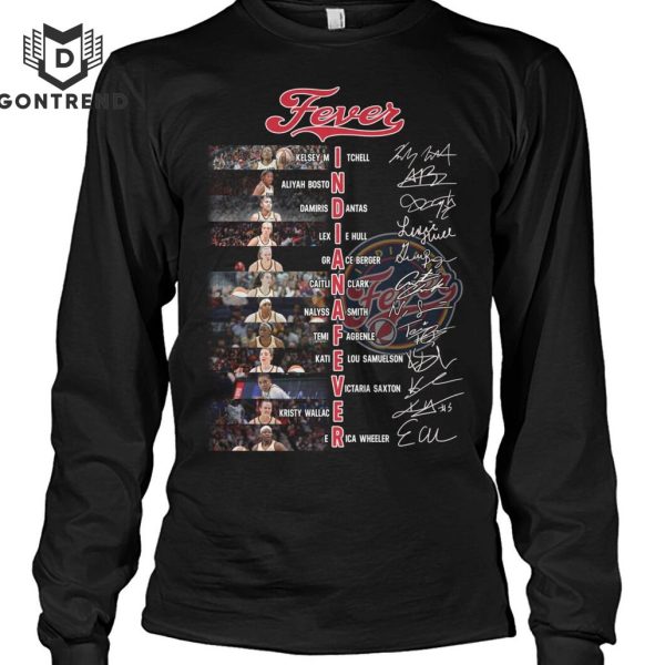 Indiana Fever Basketball Signature Unisex T-Shirt