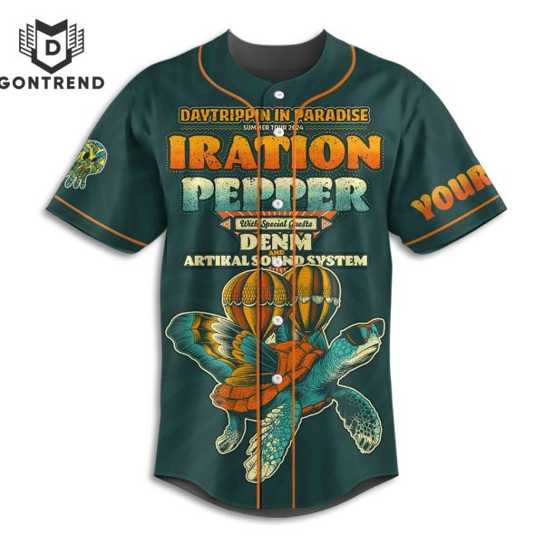 Iration Pepper – Daytrippin In Paradise Baseball Jersey