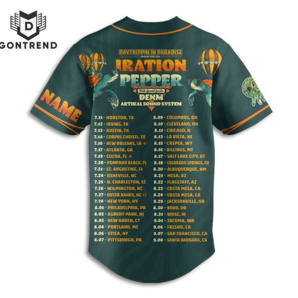 Iration Pepper – Daytrippin In Paradise Baseball Jersey