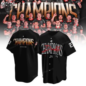 2024 Champions Double Stade Toulousain Baseball Jersey – Red