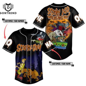 Personalized Scooby-Doo Where Are You Baseball Jersey