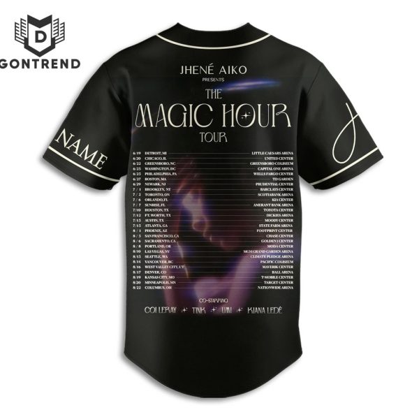 Jhene Aiko – Presents The Magic Hour Tour Baseball Jersey