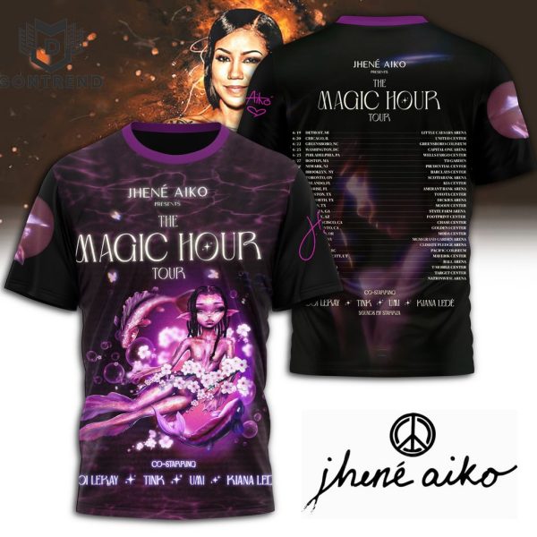 Jhene Aiko The Magic Hour Tour 3D T-Shirt