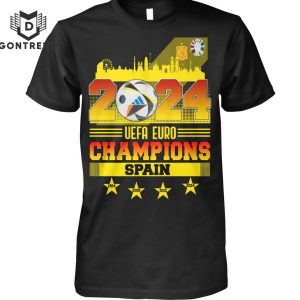 2024 UEFA Euro Champions Spain Unisex T-Shirt