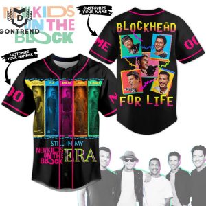 New Kid On The Block – Blockhead For Life Baseball Jersey