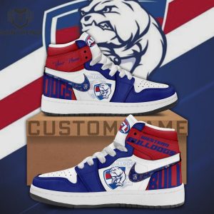 Personalized Western Bulldogs – AFL Air Jordan 1 High Top