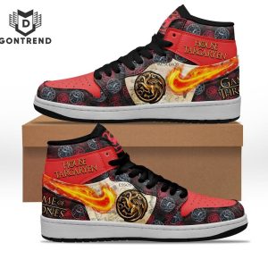 Game Of Thrones House Targaryen Air Jordan 1 High Top