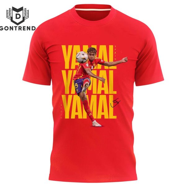 Lamine Yamal 19 Bright Future Spain National Team 2024 Unisex T-Shirt