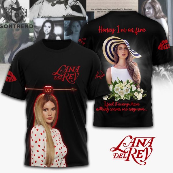 Lana Del Rey Honey Im On Fire 3D T-Shirt