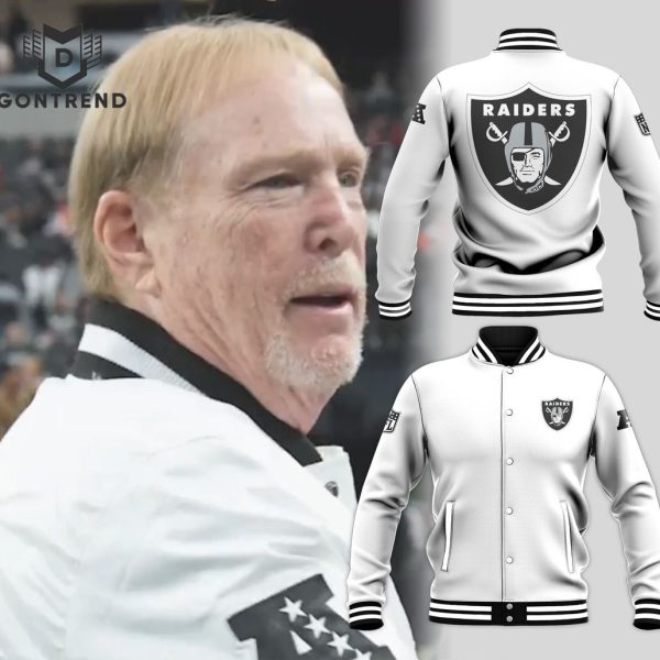 Las Vegas Raiders Mark Davis Baseball Jacket