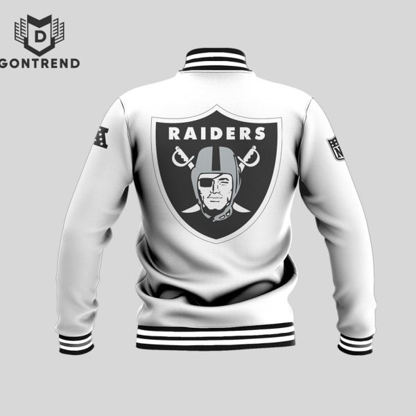 Las Vegas Raiders Mark Davis Baseball Jacket