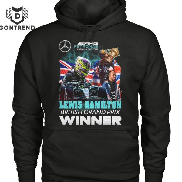 Lewis Hamilton British Grand Prix Winner Signature Unisex T-Shirt