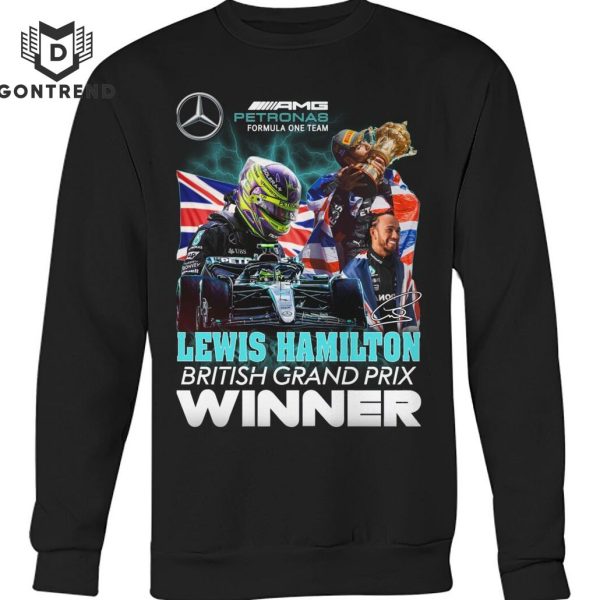 Lewis Hamilton British Grand Prix Winner Signature Unisex T-Shirt