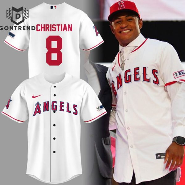 Los Angeles Angels Christian Baseball Jersey