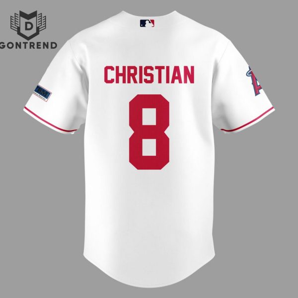 Los Angeles Angels Christian Baseball Jersey