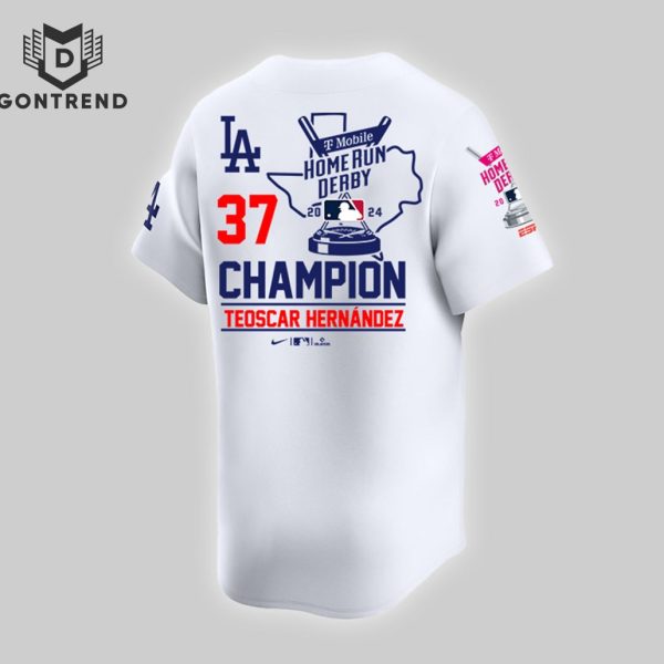 Los Angeles Dodgers Teoscar Hernandez Champion Home Run Derby 2024 Baseball Jersey