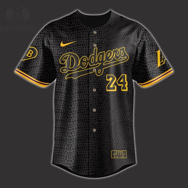 Los Angeles Dodgers x Kobe Bryant 24 Baseball Jersey