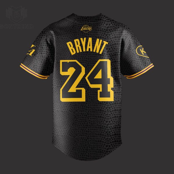 Los Angeles Dodgers x Kobe Bryant 24 Baseball Jersey