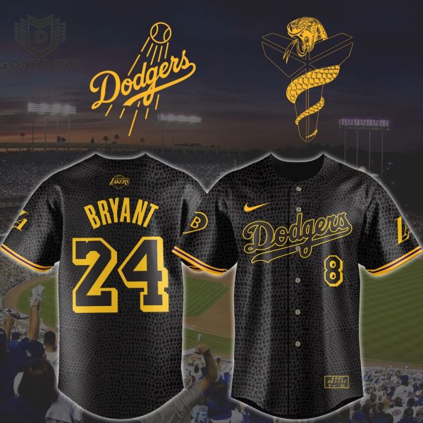 Los Angeles Dodgers x Kobe Bryant Baseball Jersey