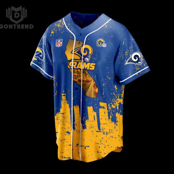 Los Angles Rams NFL Champions 2024 Football Team AOP Baseball Jersey