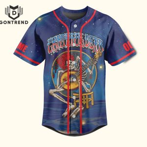 Grateful Dead Standing On The Moon Baseball Jersey