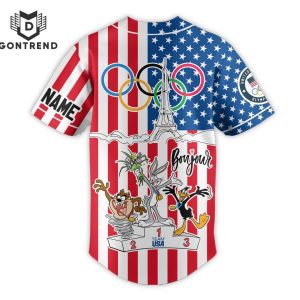 United States Olympics Team Paris 2024 Baseball Jersey