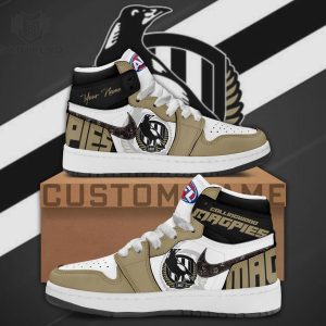 Personalized Collingwood Magpies- AFL Air Jordan 1 High Top