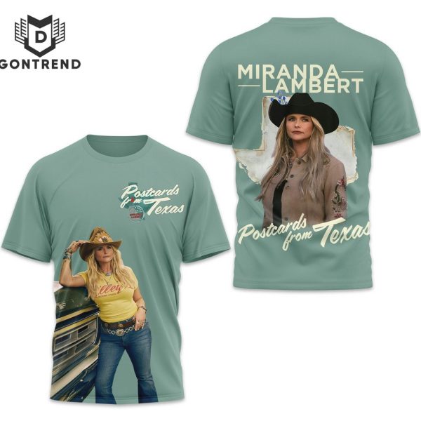 Miranda Lambert Postcards From Texas 3D T-Shirt